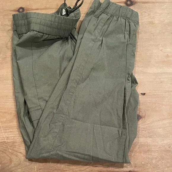 Signature by Levi Strauss Green Outdoor Hiking Utility Pants Gorpcore Women Sz L - Picture 1 of 11